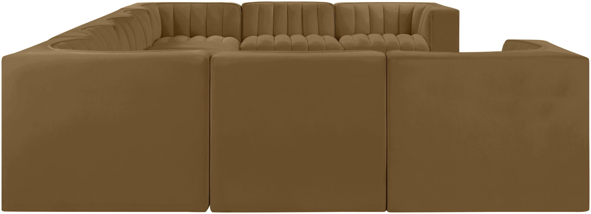 Rummi - Velvet Performance Fabric Upholstered 9 Piece Modular Sectional - Urban Living Furniture (Los Angeles, CA)