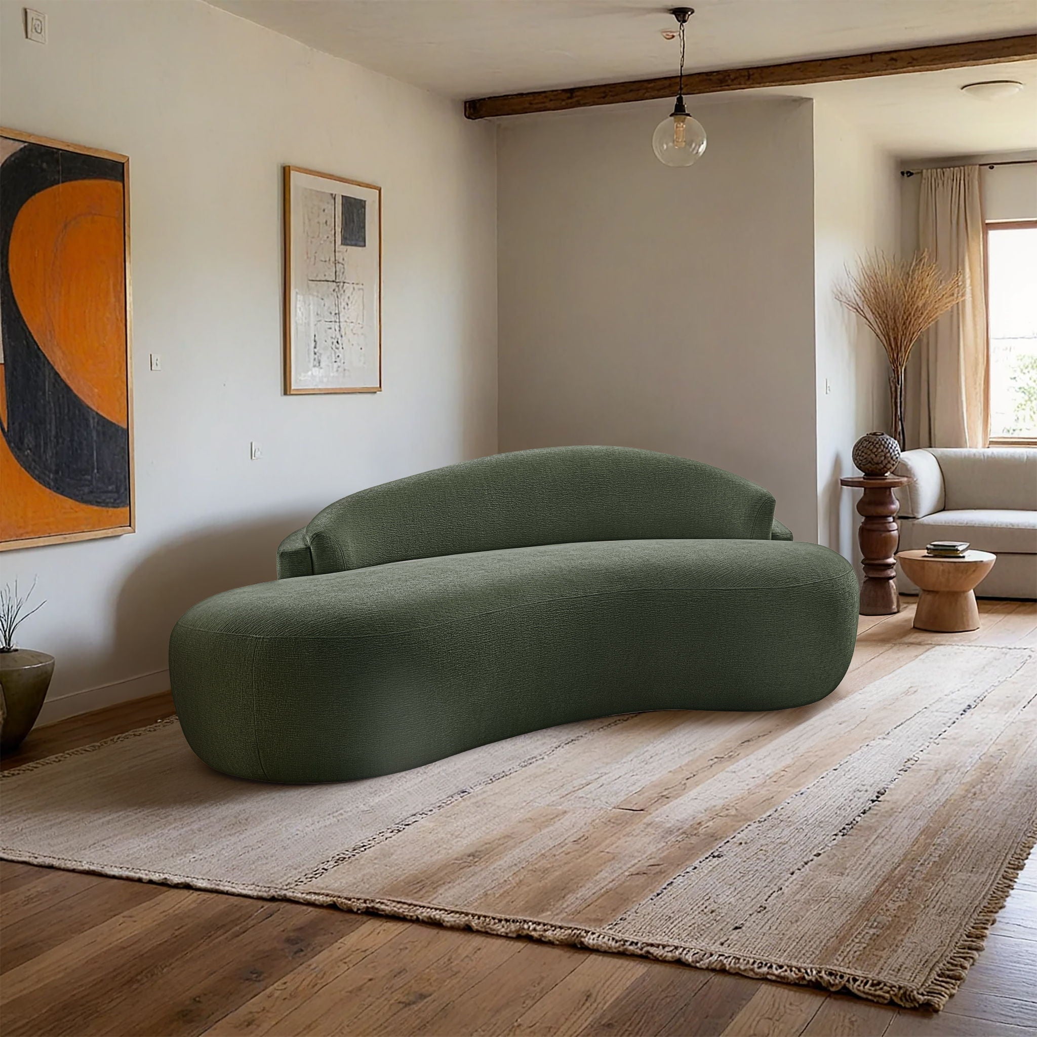 Caspian - Chenille Fabric Upholstered Loveseat - Urban Living Furniture (Los Angeles, CA)