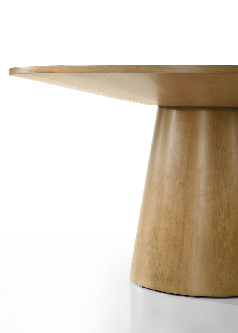Jasper - Wide Contemporary Round Dining Table - Urban Living Furniture (Los Angeles, CA)