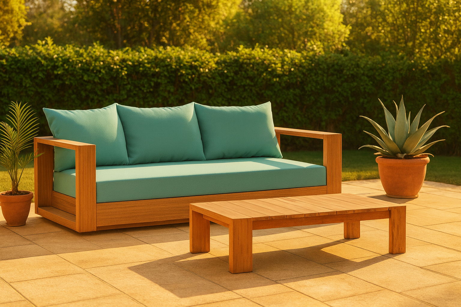 Tulum - Water Resistant Outdoor Sofa - Urban Living Furniture (Los Angeles, CA)