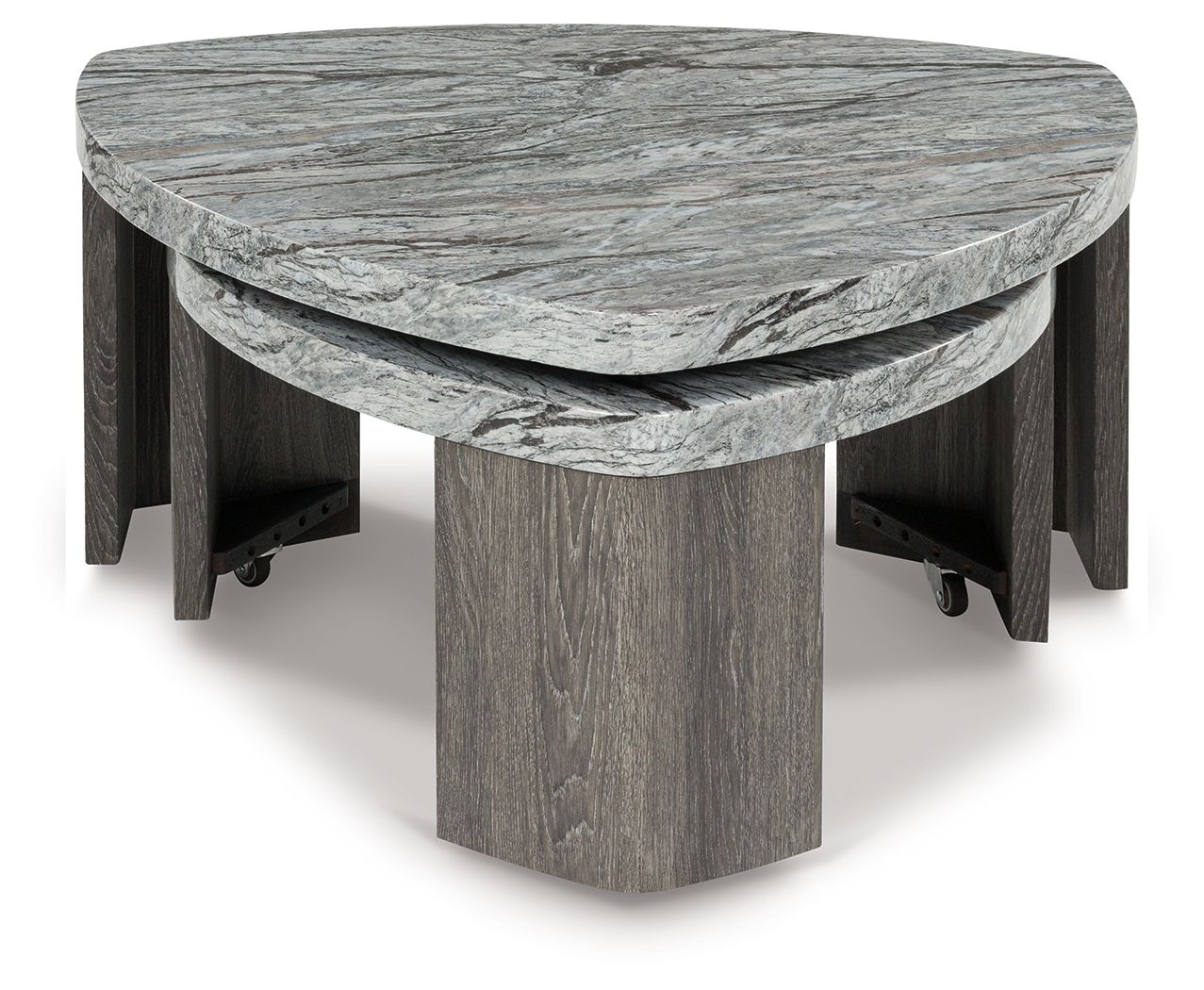 Surmour - Gray / Brown - Stacked Cocktail Table - Urban Living Furniture (Los Angeles, CA)