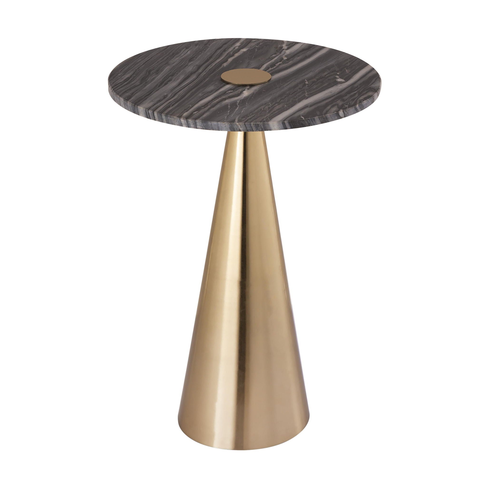 Addyson - Marble Side Table - Dark Gray - Urban Living Furniture (Los Angeles, CA)