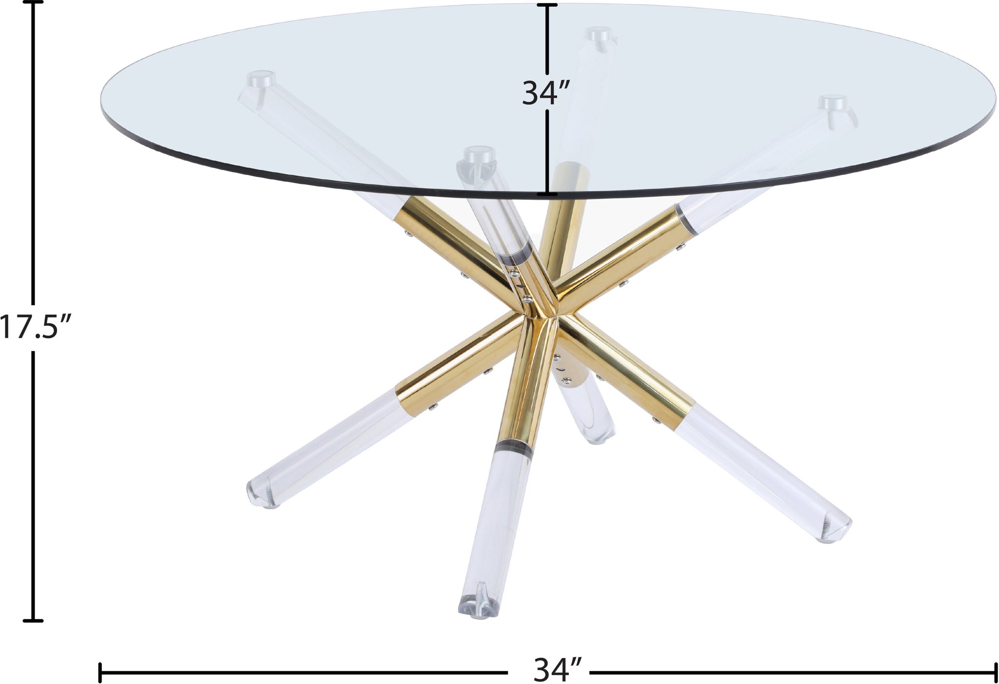 Mercury - Coffee Table - Gold - Urban Living Furniture (Los Angeles, CA)