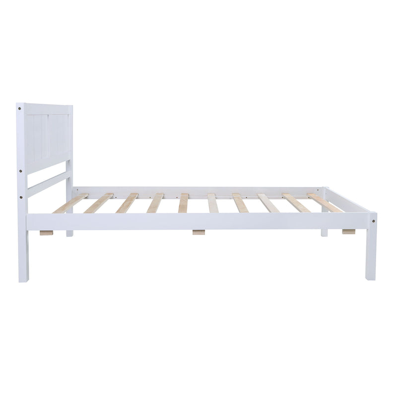 Classic Platform Bed With Headboard
