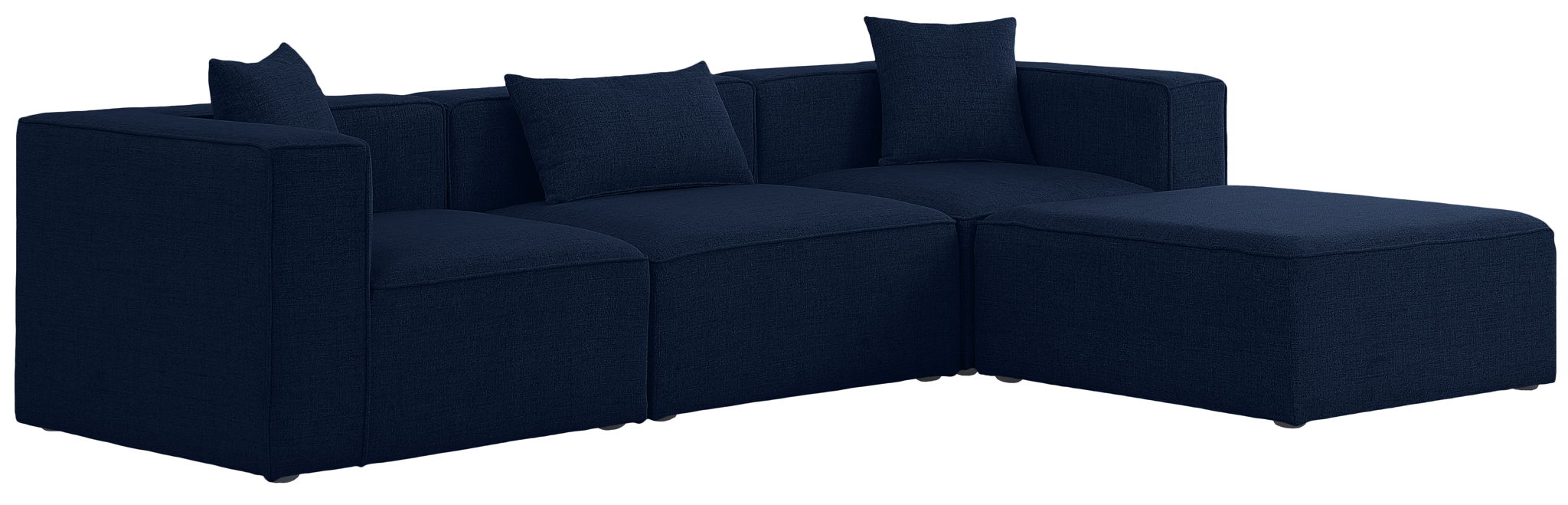 Cube - Linen 4 Piece Modular Sectional With Chaise - Urban Living Furniture (Los Angeles, CA)