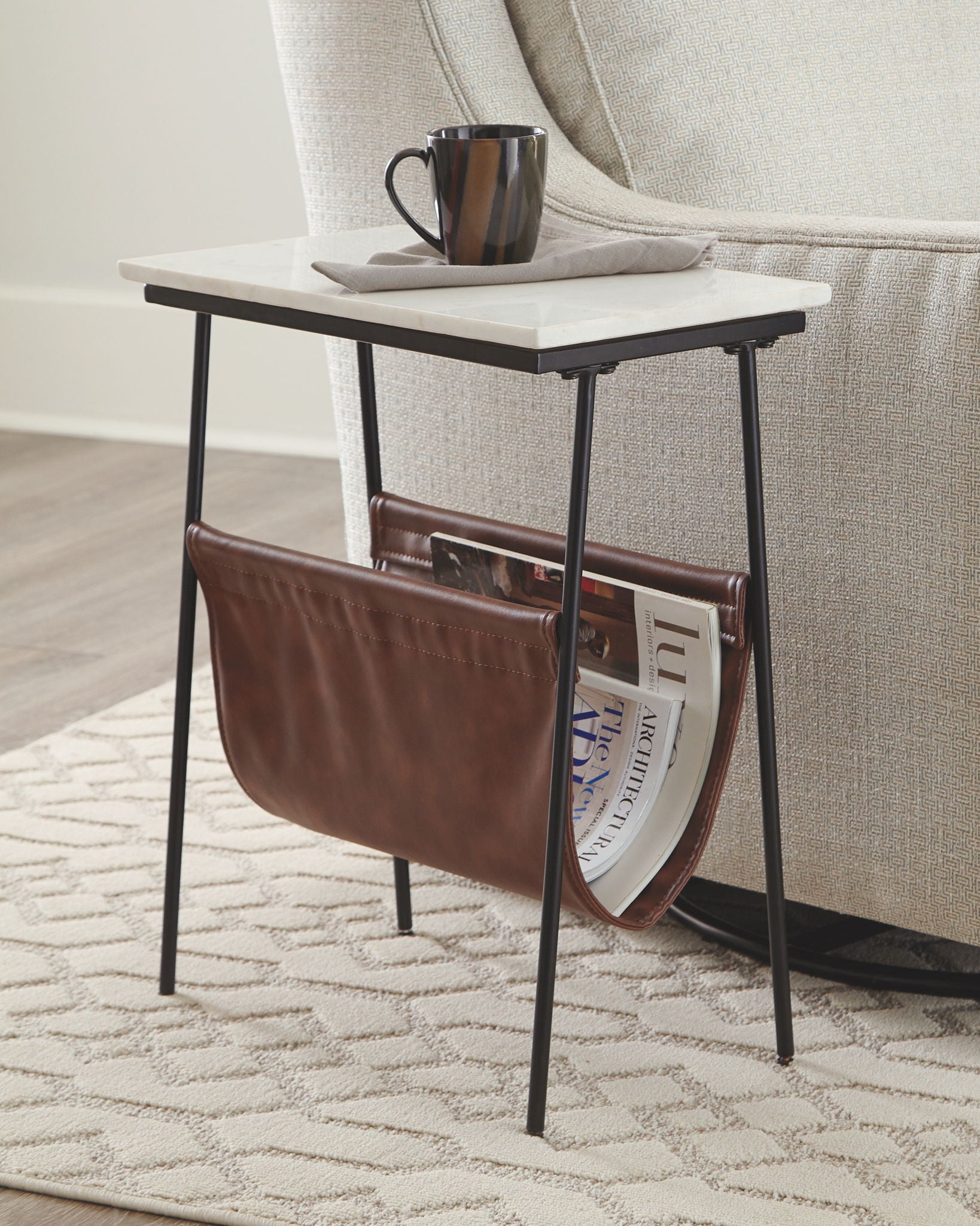 Etanbury - Brown / Black / White - Accent Table - Urban Living Furniture (Los Angeles, CA)