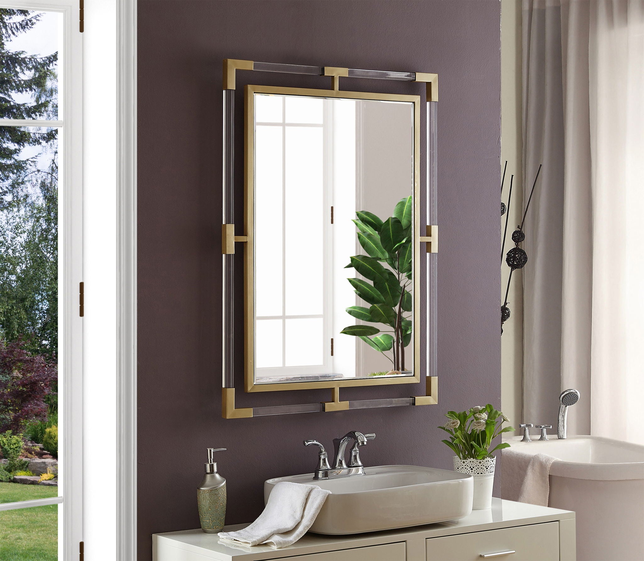 Ghost - Mirror Rectangular - Urban Living Furniture (Los Angeles, CA)
