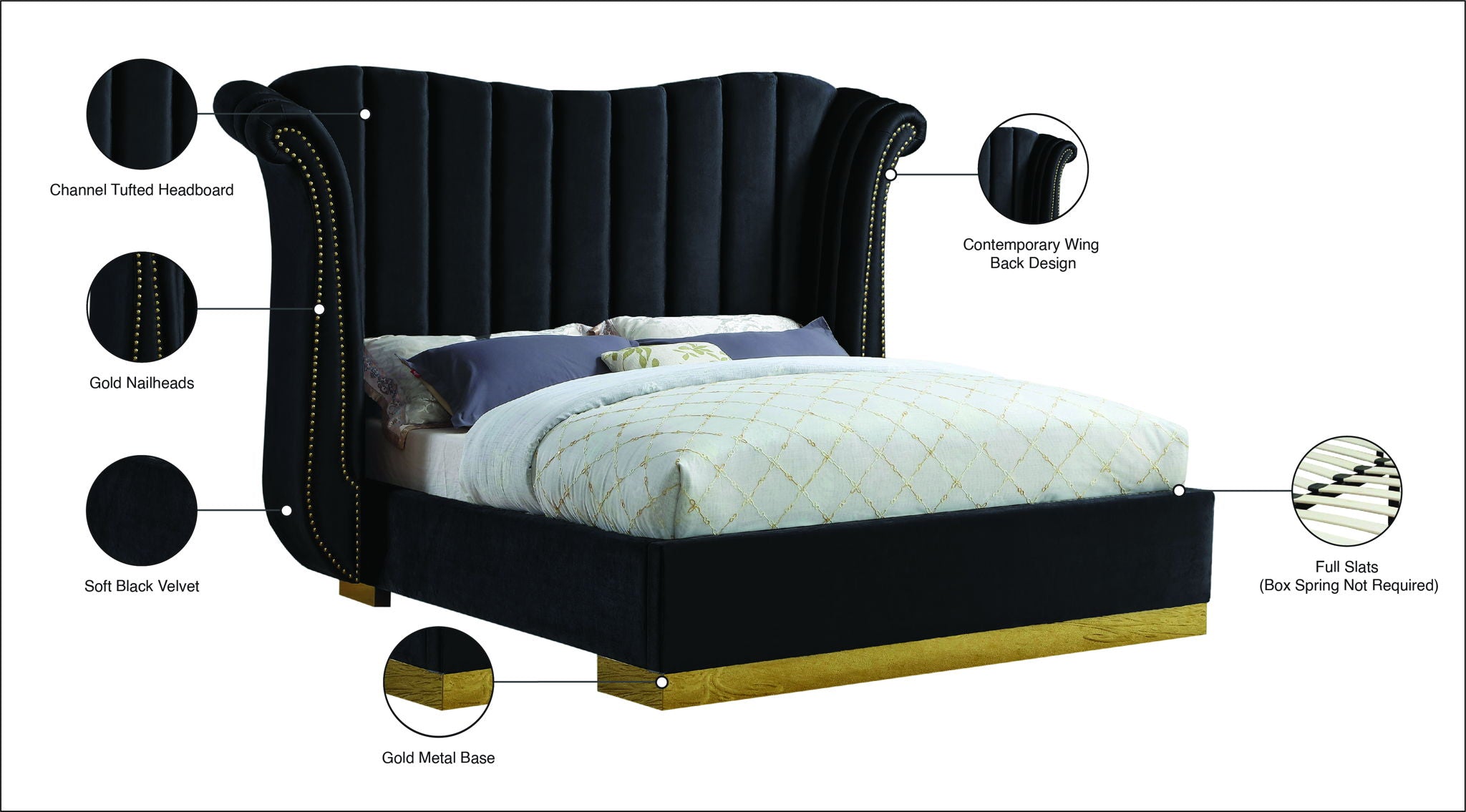 Flora - Bed - Urban Living Furniture (Los Angeles, CA)