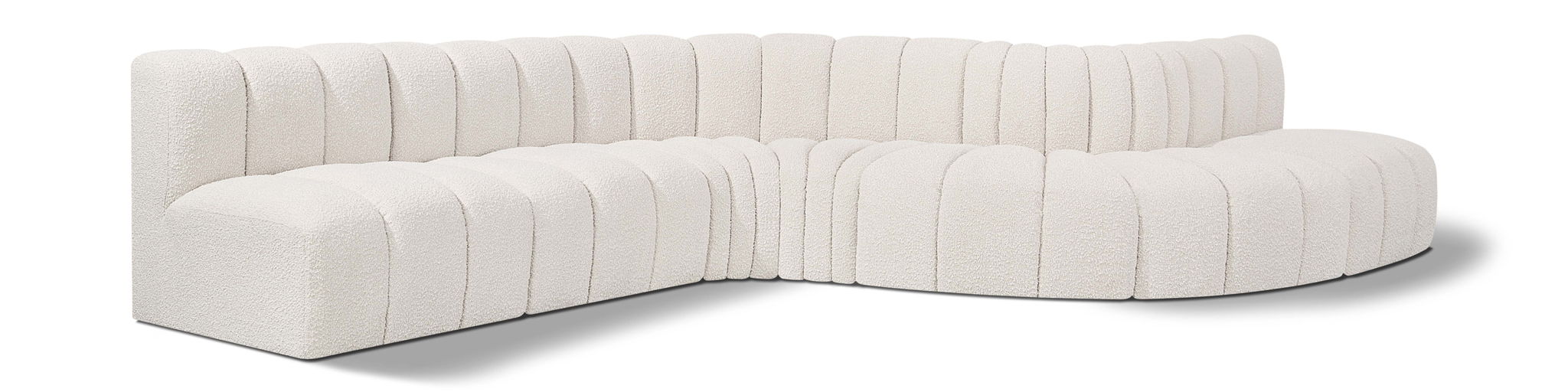 Arc - Boucle Fabric 7 Piece Modular Sofa - Urban Living Furniture (Los Angeles, CA)