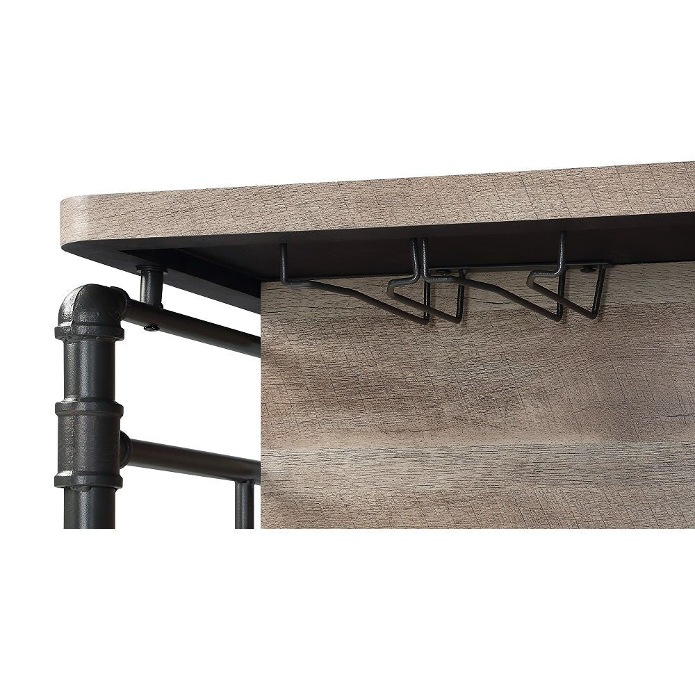 Edina - Counter Height Table - Antique Oak & Sandy Gray - Urban Living Furniture (Los Angeles, CA)