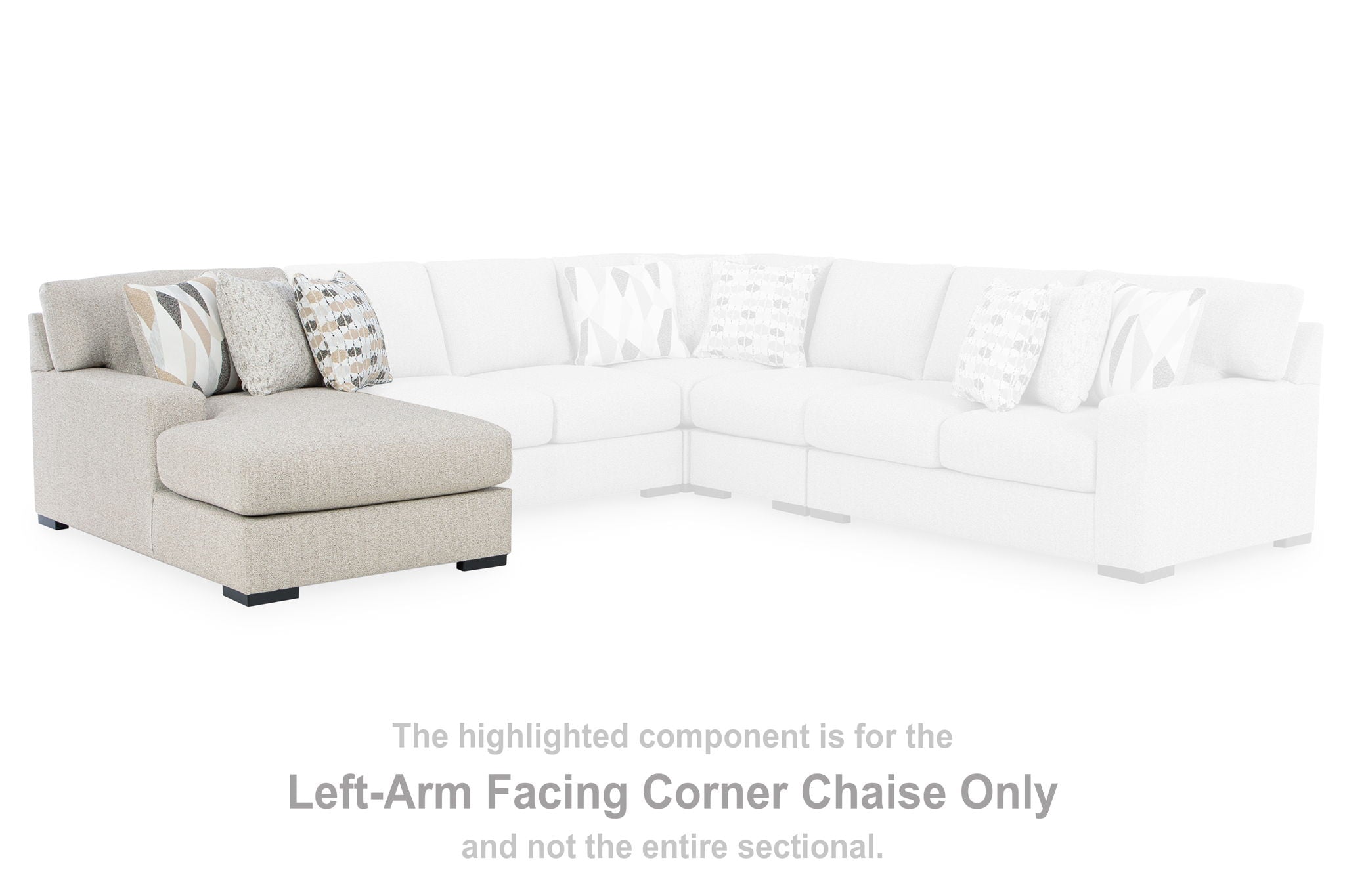 LaureLGrove - Pebble - LAF Corner Chaise - Urban Living Furniture (Los Angeles, CA)