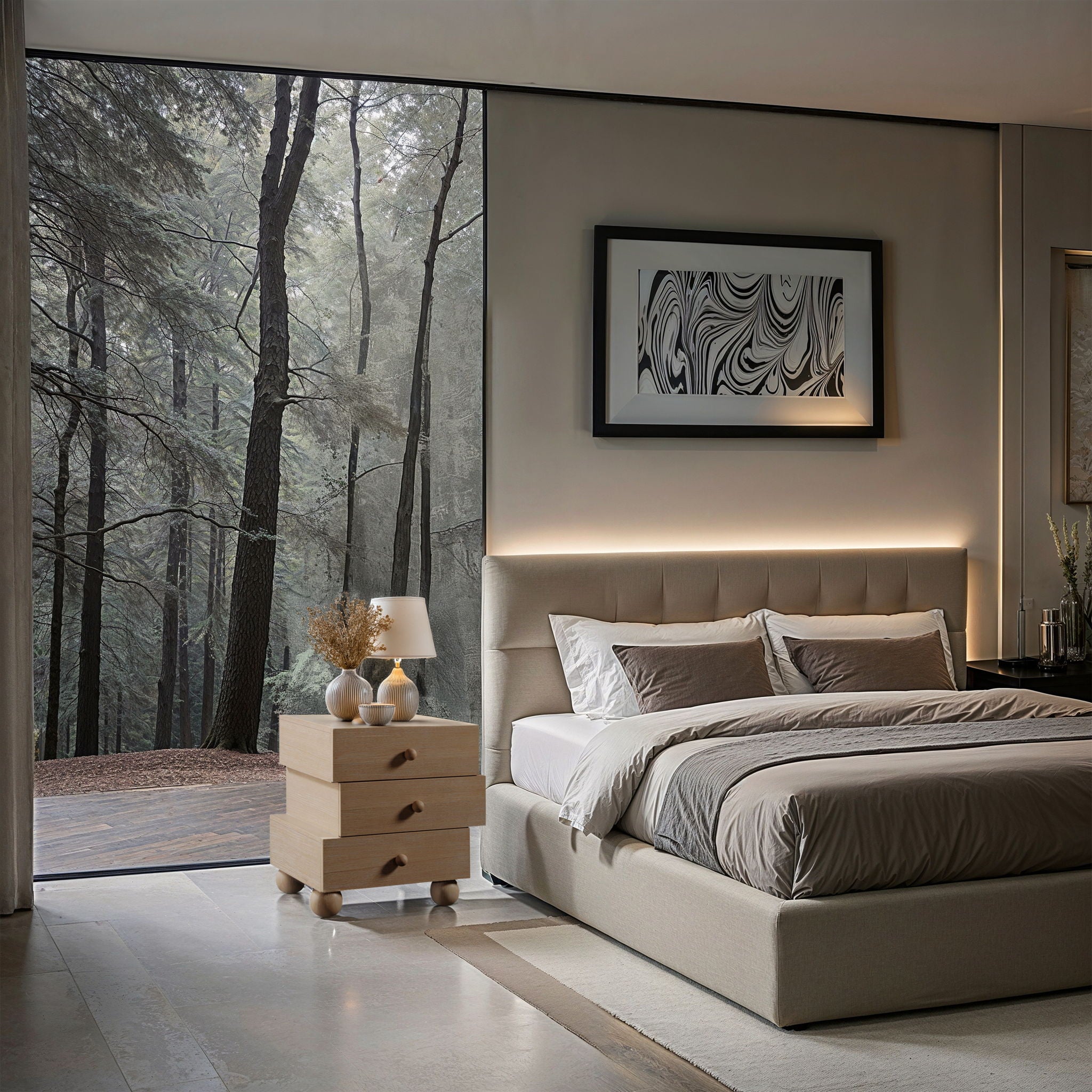 Askew - Night Stand - Urban Living Furniture (Los Angeles, CA)