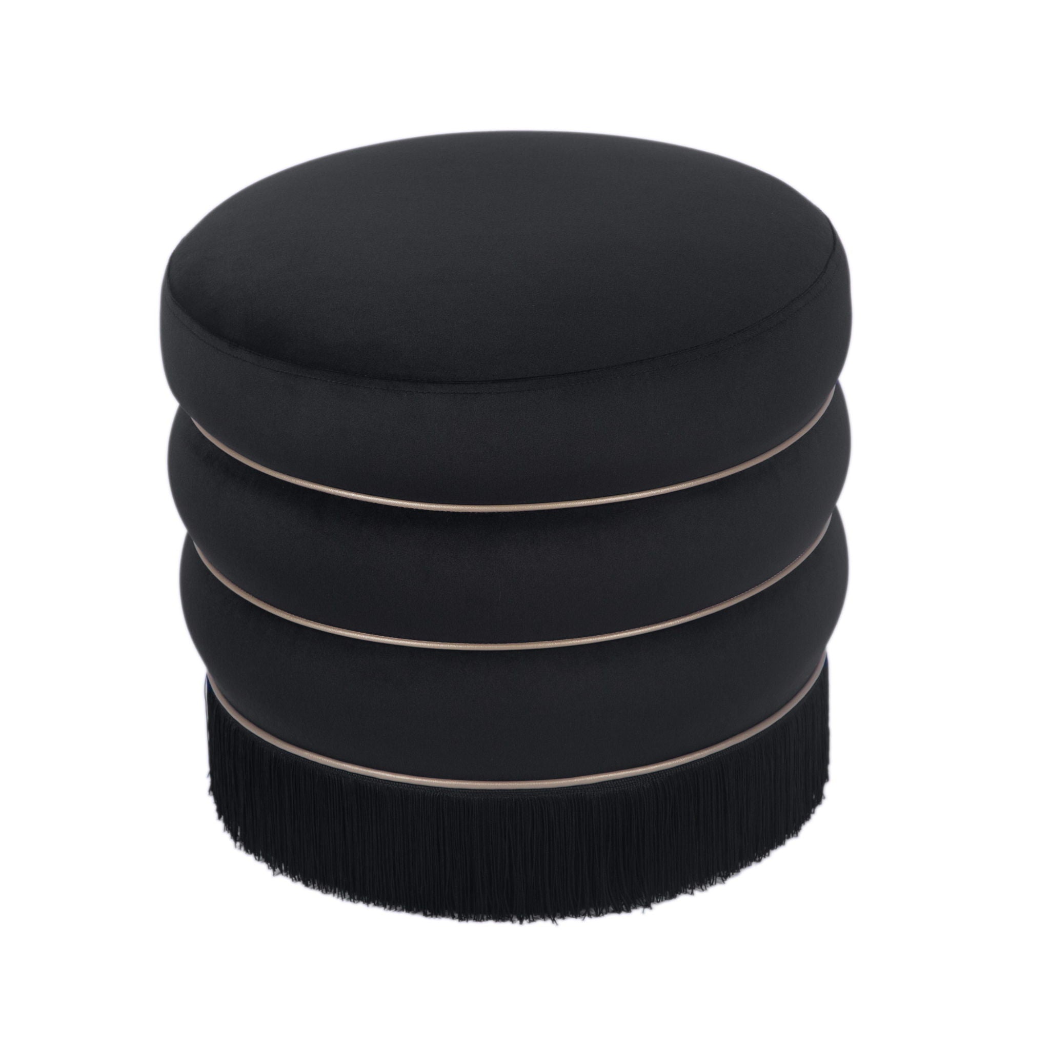 Lakka - Velvet Ottoman - Urban Living Furniture (Los Angeles, CA)