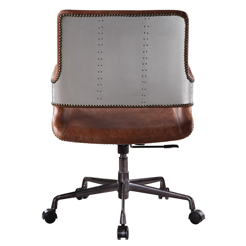 Kamau - Office Chair - Vintage Cocoa Top Grain Leather - Urban Living Furniture (Los Angeles, CA)