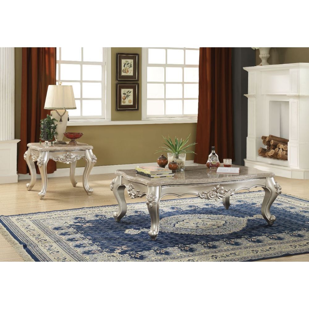 Bently - Coffee Table - Marble & Champagne - Urban Living Furniture (Los Angeles, CA)