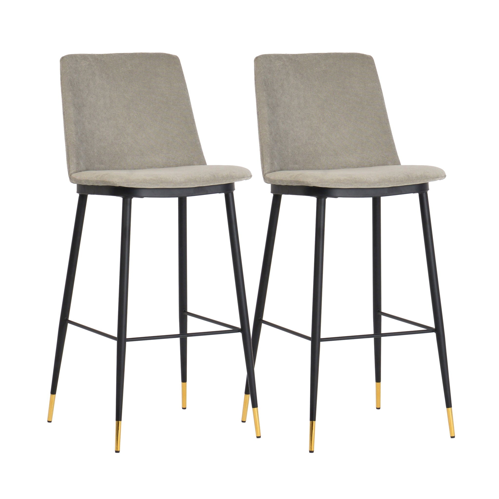 Evora - Velvet Counter Stool (Set of 2) - Urban Living Furniture (Los Angeles, CA)