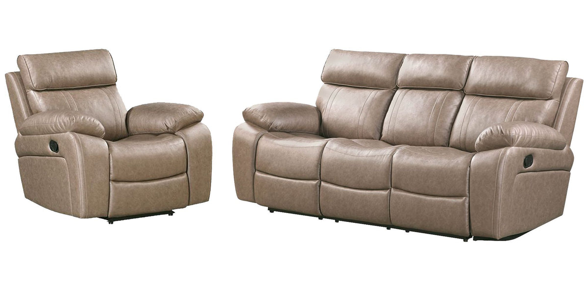 Theon - Manual Glider Reclining Sofa Set