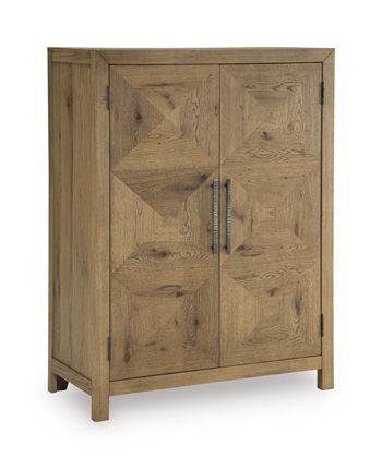 Clayburns - Bar Cabinet - Light Brown - Urban Living Furniture (Los Angeles, CA)