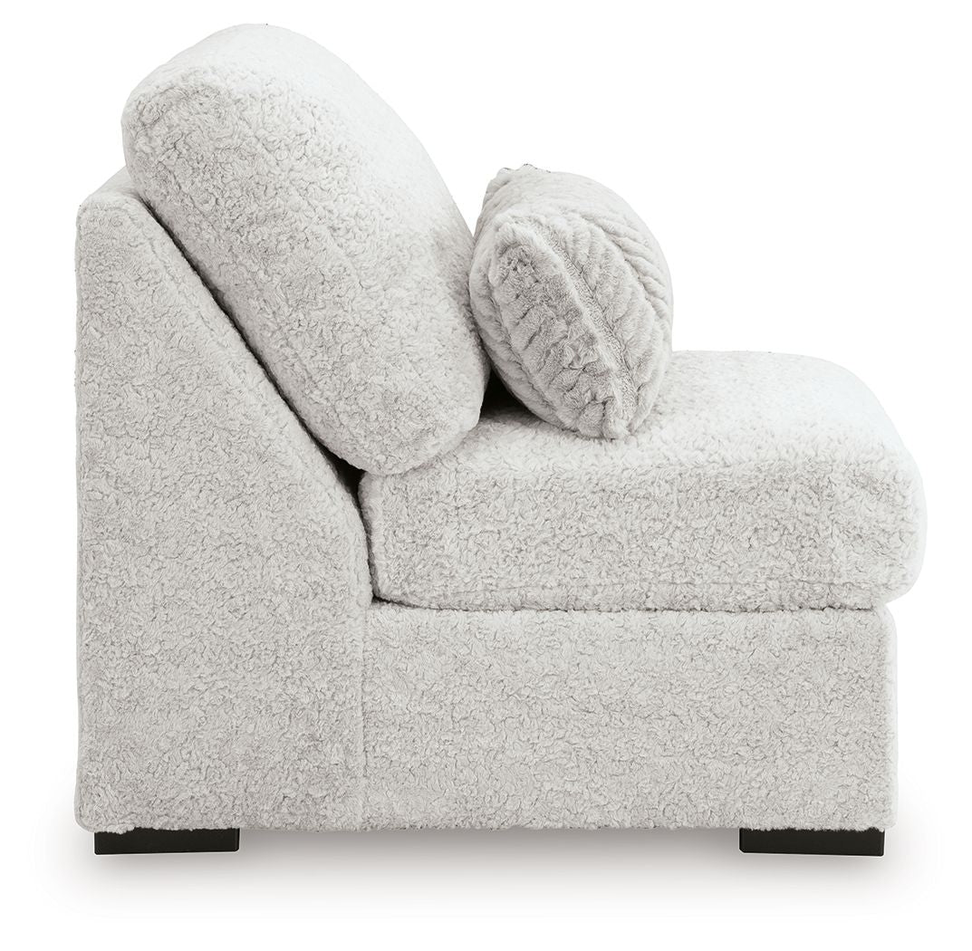 Cuddle Plush - Armless Chair - Arctic - Urban Living Furniture (Los Angeles, CA)
