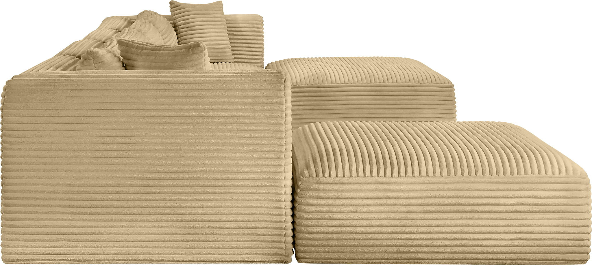 Shaggy - 6 Piece Modular Sectional With 2 Ottomans - Urban Living Furniture (Los Angeles, CA)