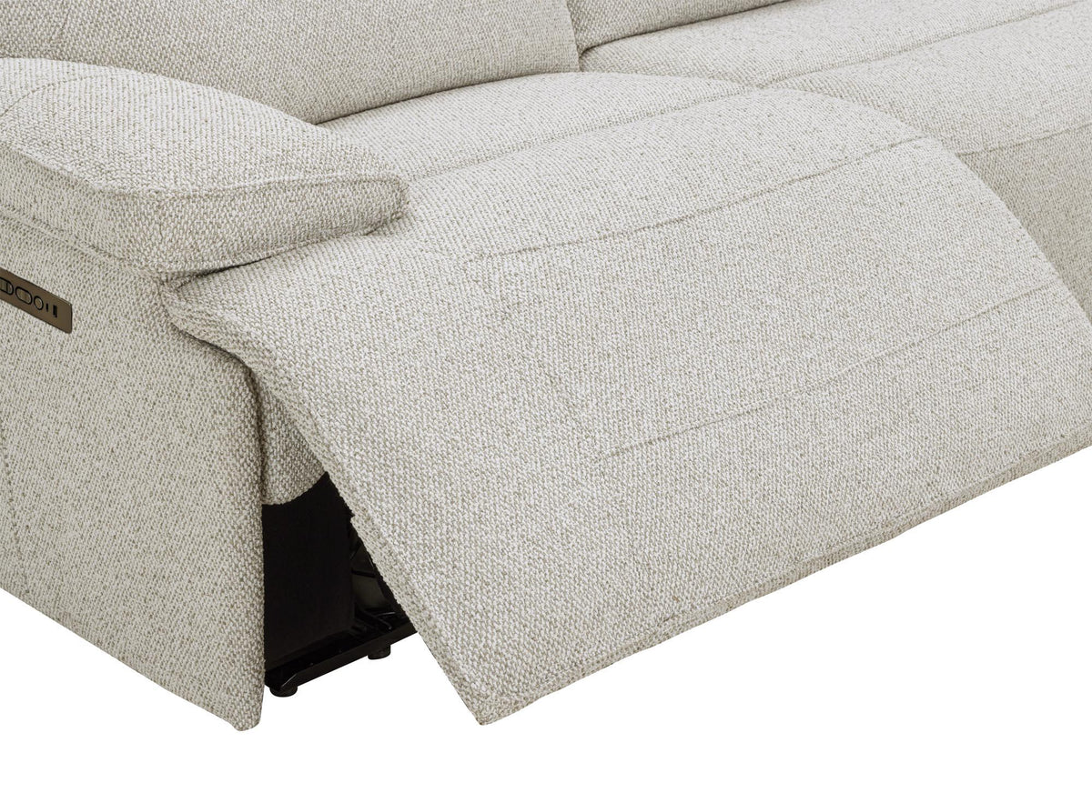 Lucius - Power Zero Gravity Left Arm Facing Recliner - P2 - Gellar Marble
