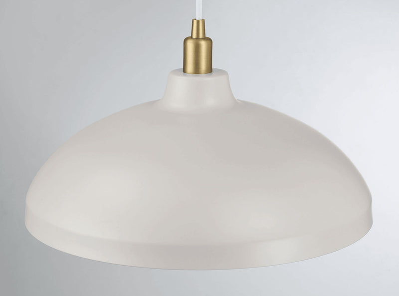 Astral - Single Light Pendant Lamp For Entrance Kitchen Island - Gold / White