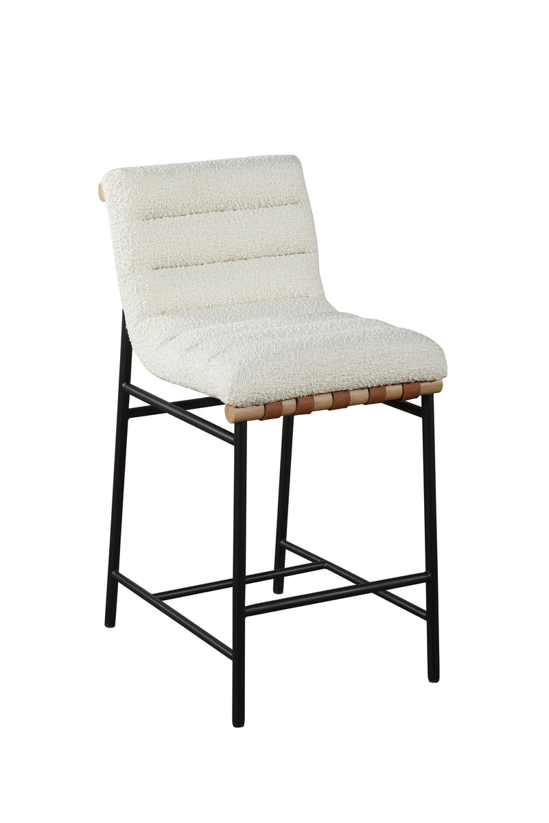 Lahni - 17" Boucle Fabric Counter Height Chair - Urban Living Furniture (Los Angeles, CA)
