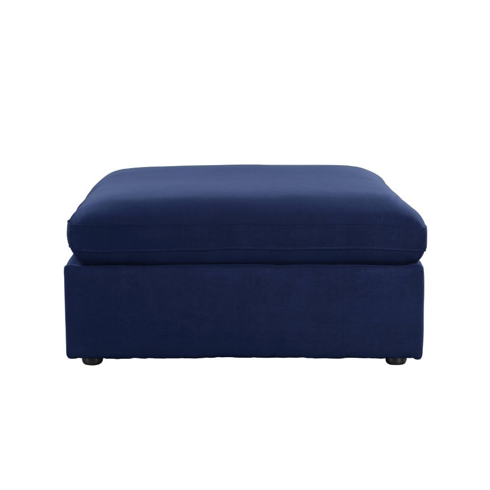 Crosby - Modular Ottoman - Blue Fabric - Urban Living Furniture (Los Angeles, CA)