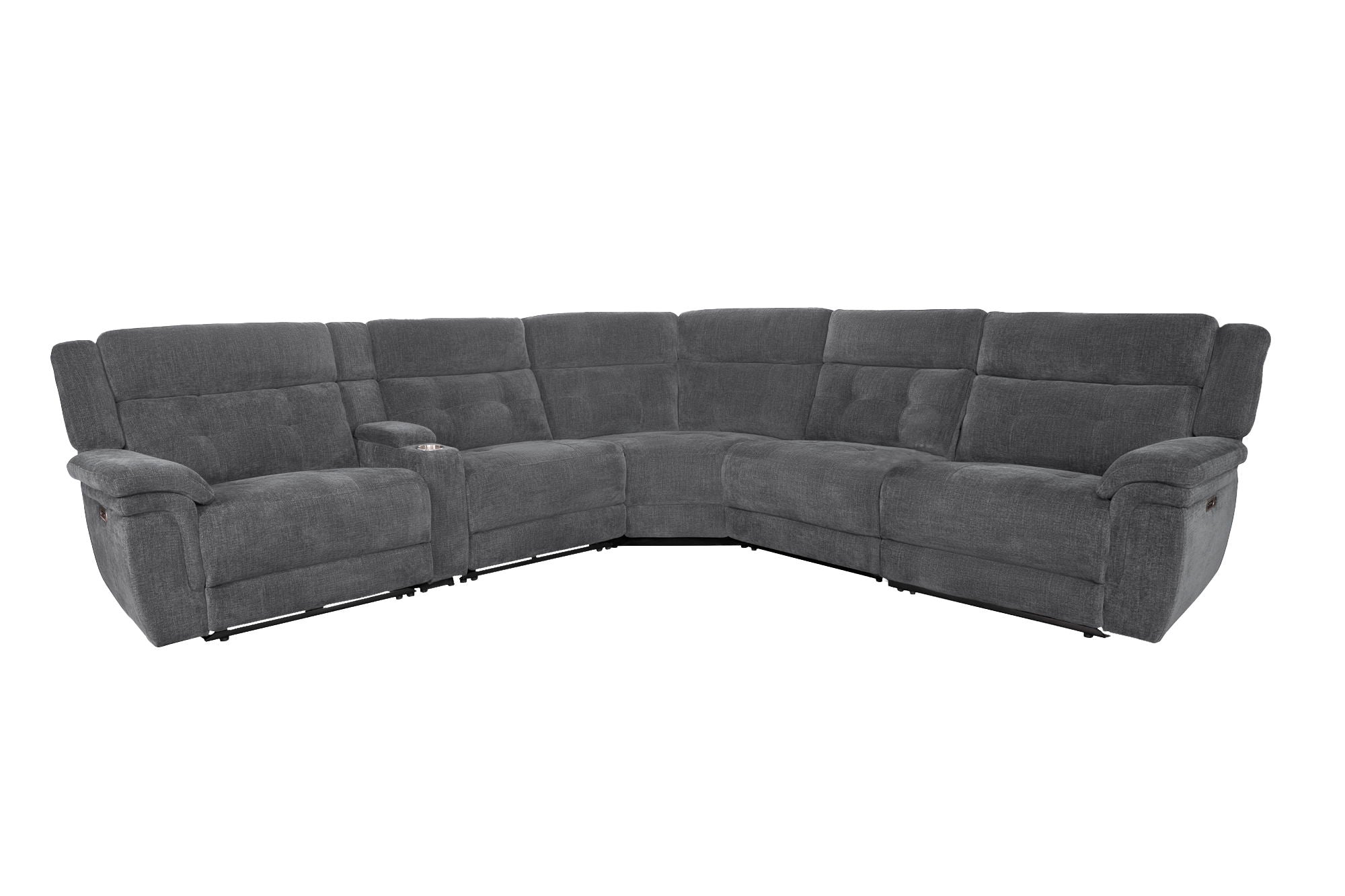 Richland - Modular Power Reclining Sectional With Power Adjustable Headrests - Urban Living Furniture (Los Angeles, CA)