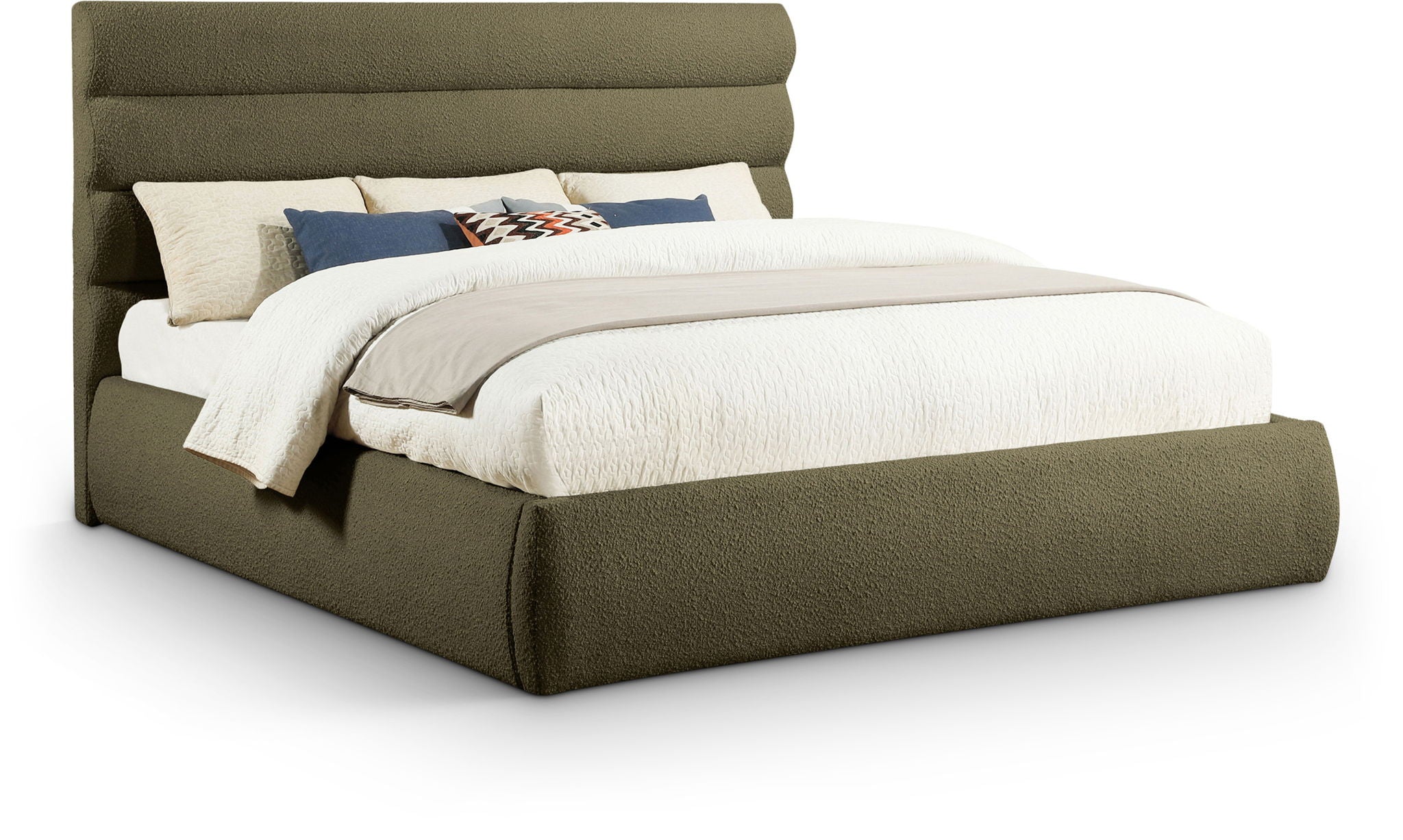 Adam - Boucle Fabric Bed With 52" Headboard - Urban Living Furniture (Los Angeles, CA)