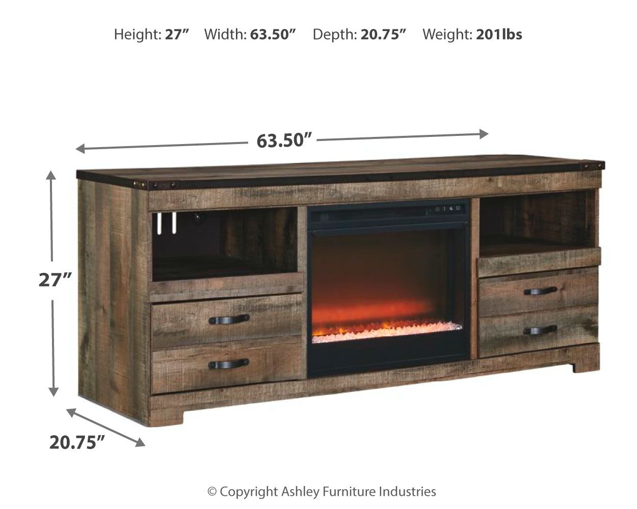 Trinell - Entertainment Center - Urban Living Furniture (Los Angeles, CA)