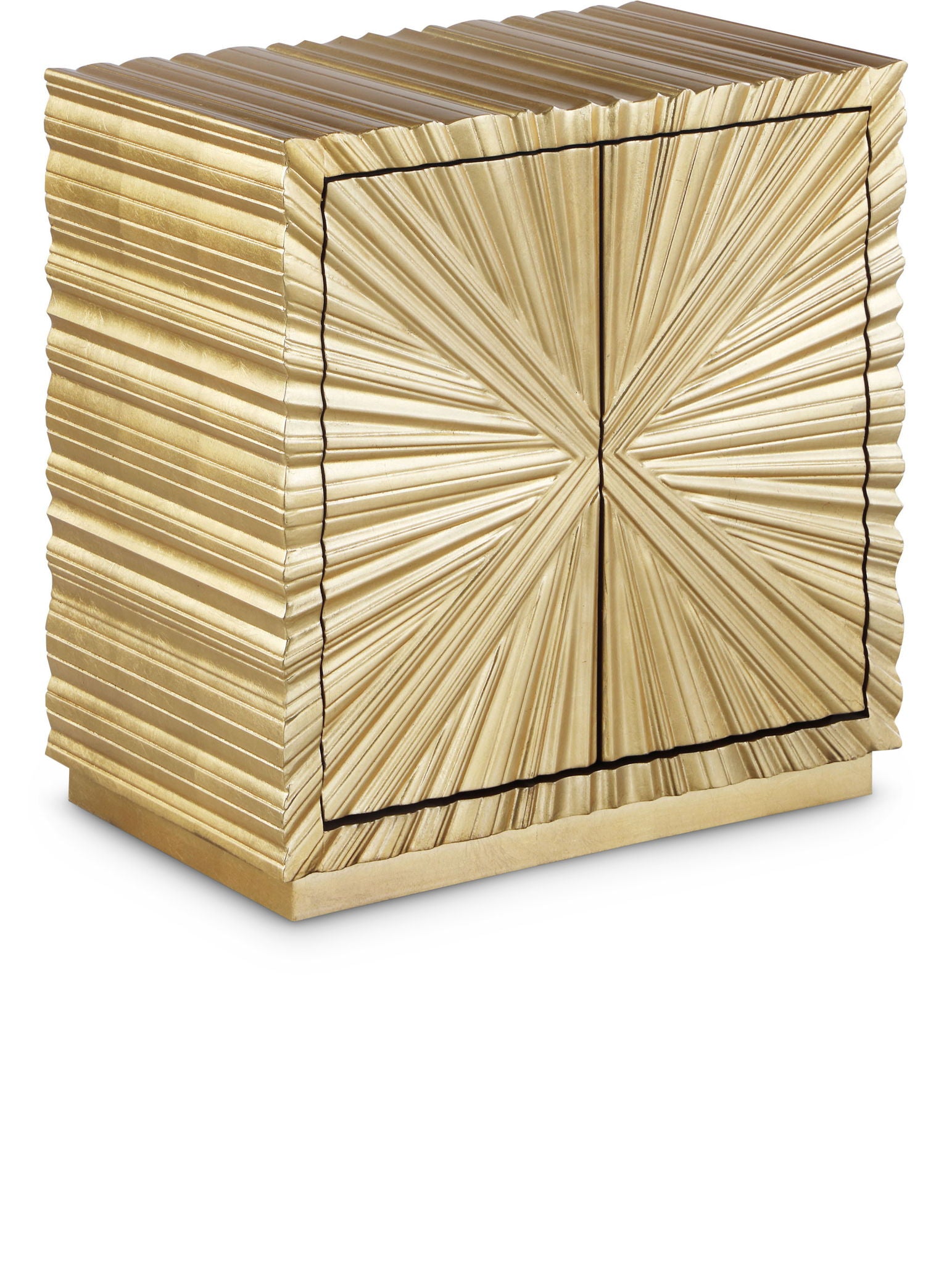 Golda - Side Table - Gold - Urban Living Furniture (Los Angeles, CA)