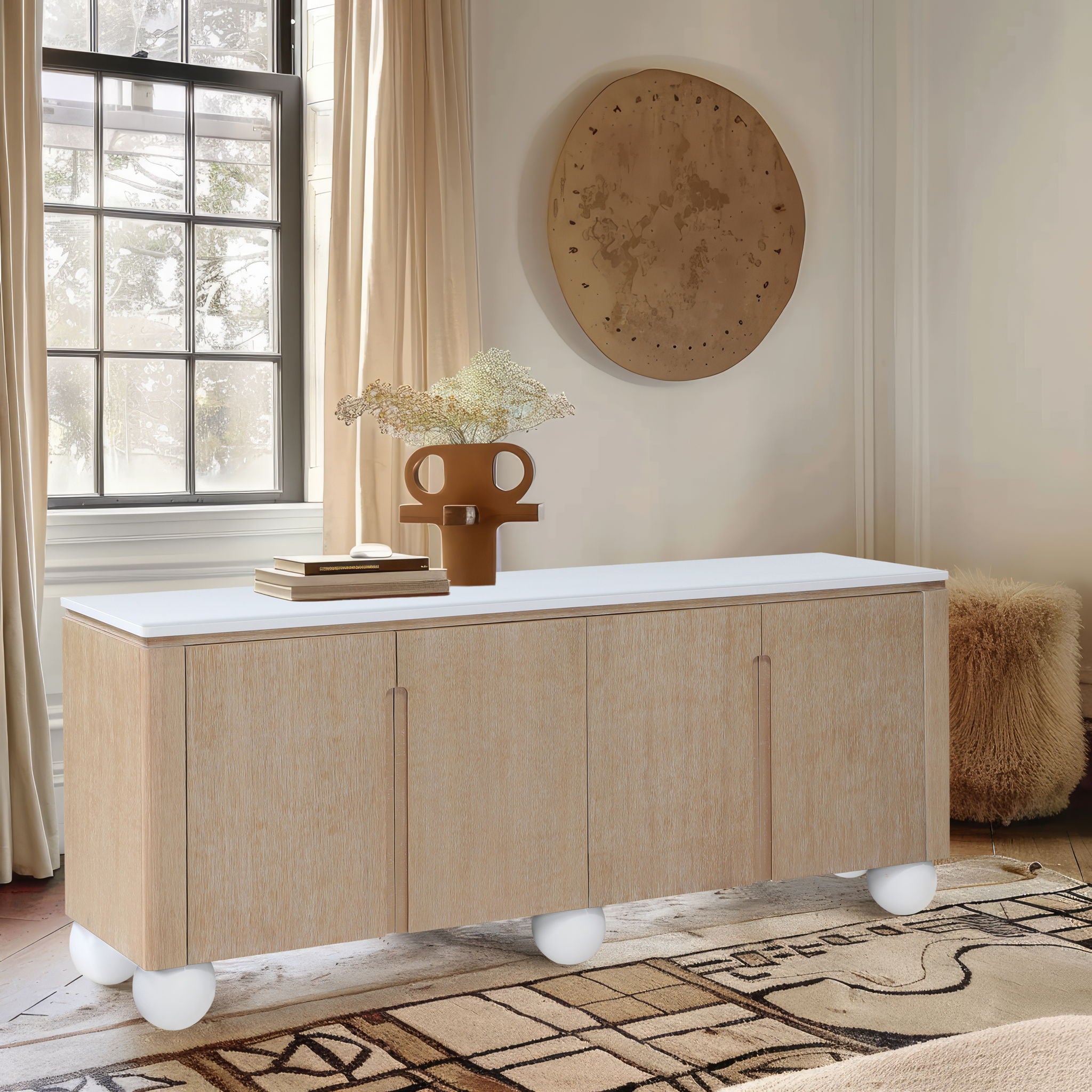 Cardiff - Wood Sideboard / Buffet - Urban Living Furniture (Los Angeles, CA)