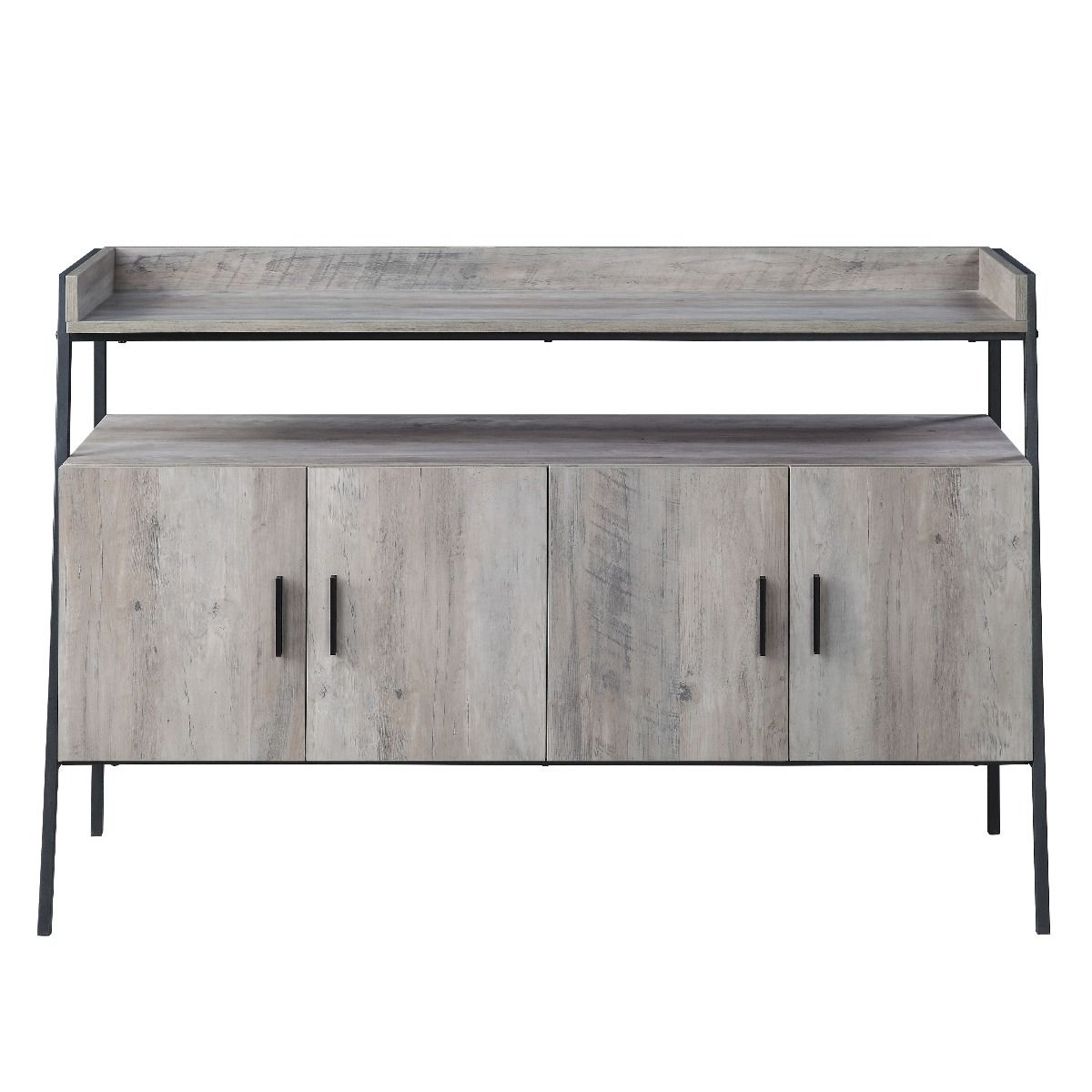 Samiya - TV Stand - Gray Oak & Black - Urban Living Furniture (Los Angeles, CA)