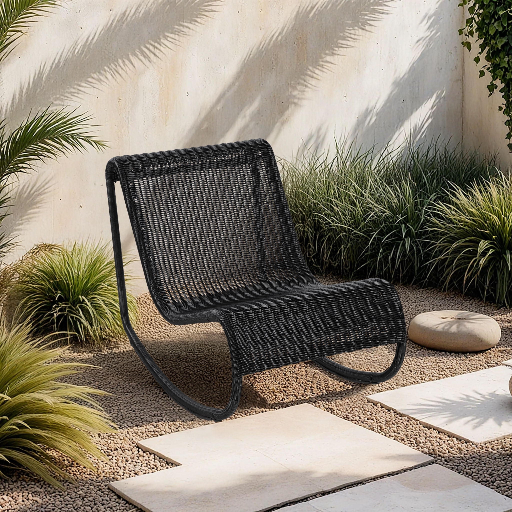 Antigua - Wicker Outdoor Patio Rocking Chair - Urban Living Furniture (Los Angeles, CA)