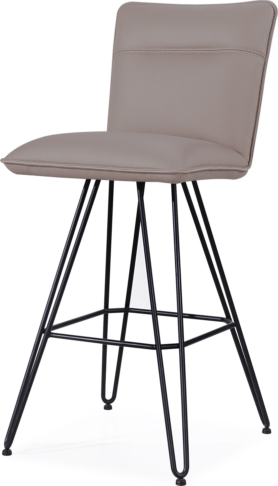 Crossroads - Demi Hairpin Leg Swivel Bar Stool (Set of 2)