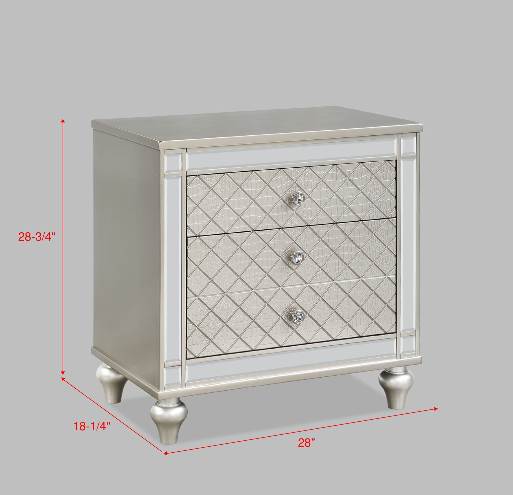 Cristian - Nightstand - Champagne - Urban Living Furniture (Los Angeles, CA)