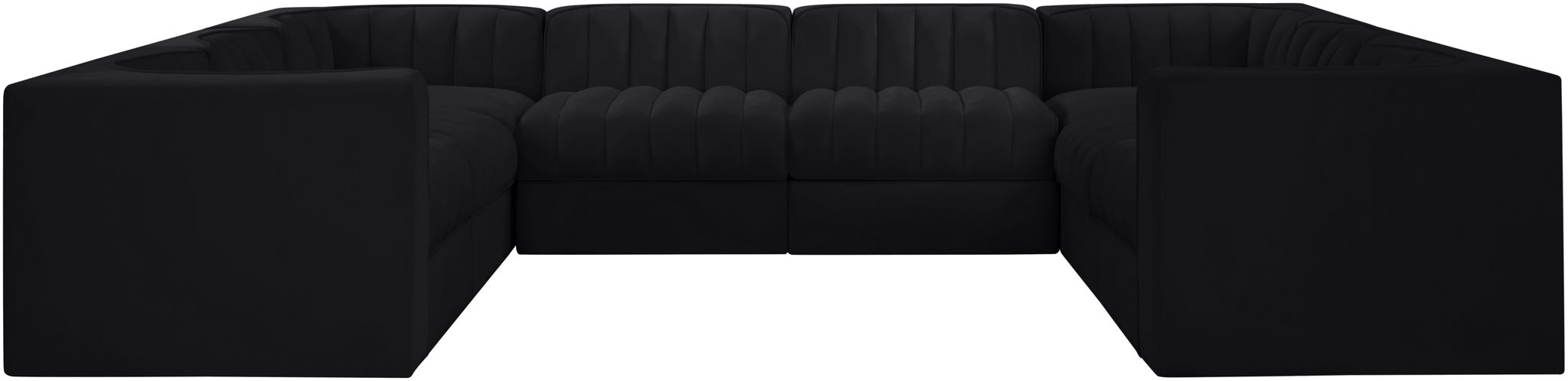 Rummi - Velvet Performance Fabric Upholstered Modular Sectional - Urban Living Furniture (Los Angeles, CA)