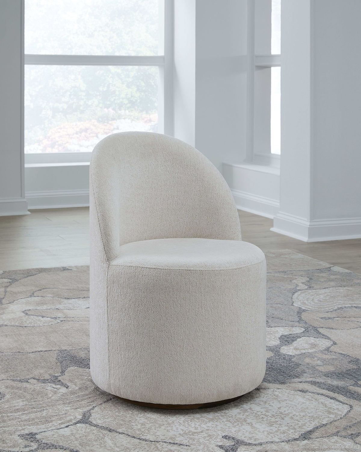 Zinnia - Fully Upholstered Swivel Chair - Dune Chenille
