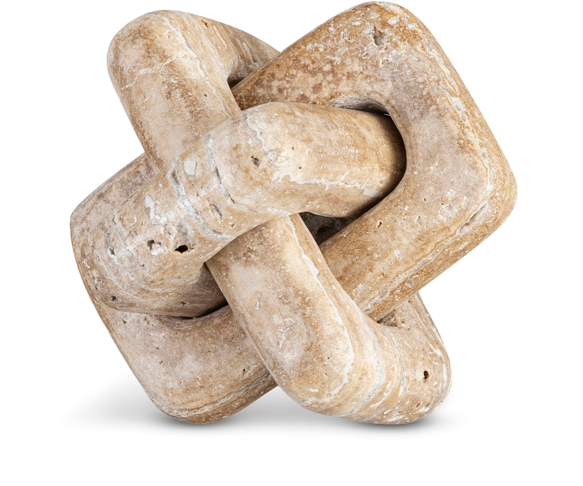 Bond - Travertine Decorative Knot - Natural - Urban Living Furniture (Los Angeles, CA)