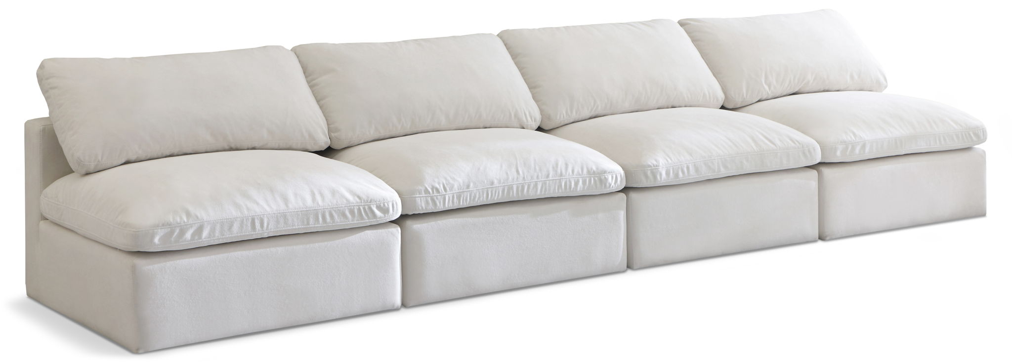Plush - Modular Armless 4 Seat Sofa - Urban Living Furniture (Los Angeles, CA)