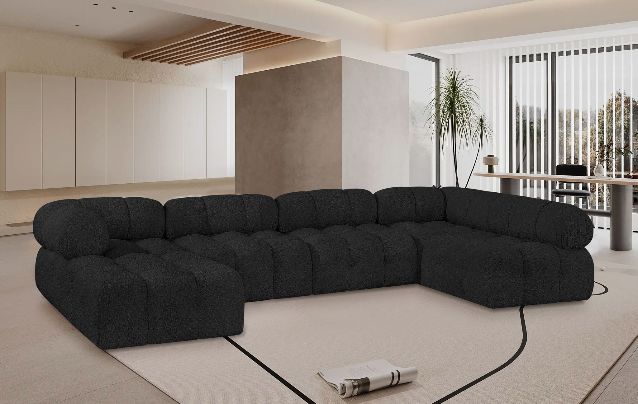 Ames - 6 Piece Modular U-Shaped Sectional - Urban Living Furniture (Los Angeles, CA)