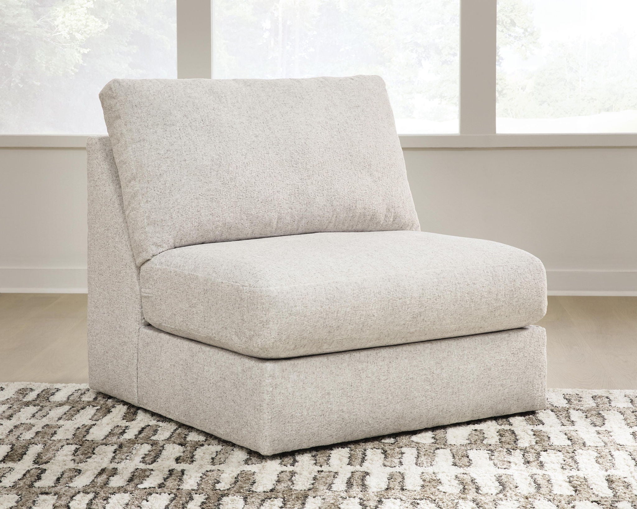 Kestrie - Armless Chair - Feathered