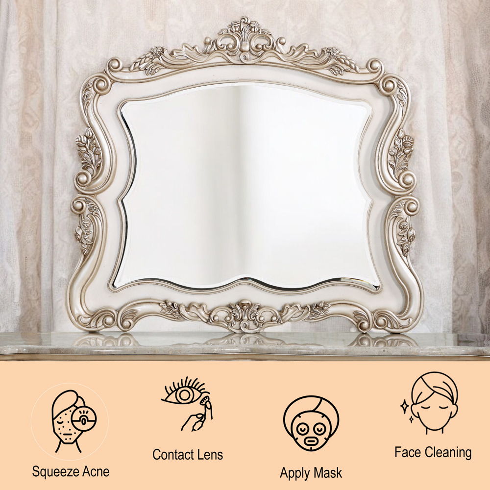 Gorsedd - Mirror - Antique White - Urban Living Furniture (Los Angeles, CA)