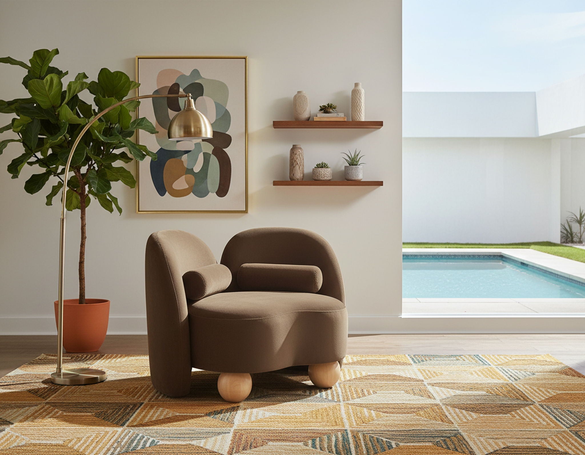 Daphne - Velvet Chair - Urban Living Furniture (Los Angeles, CA)