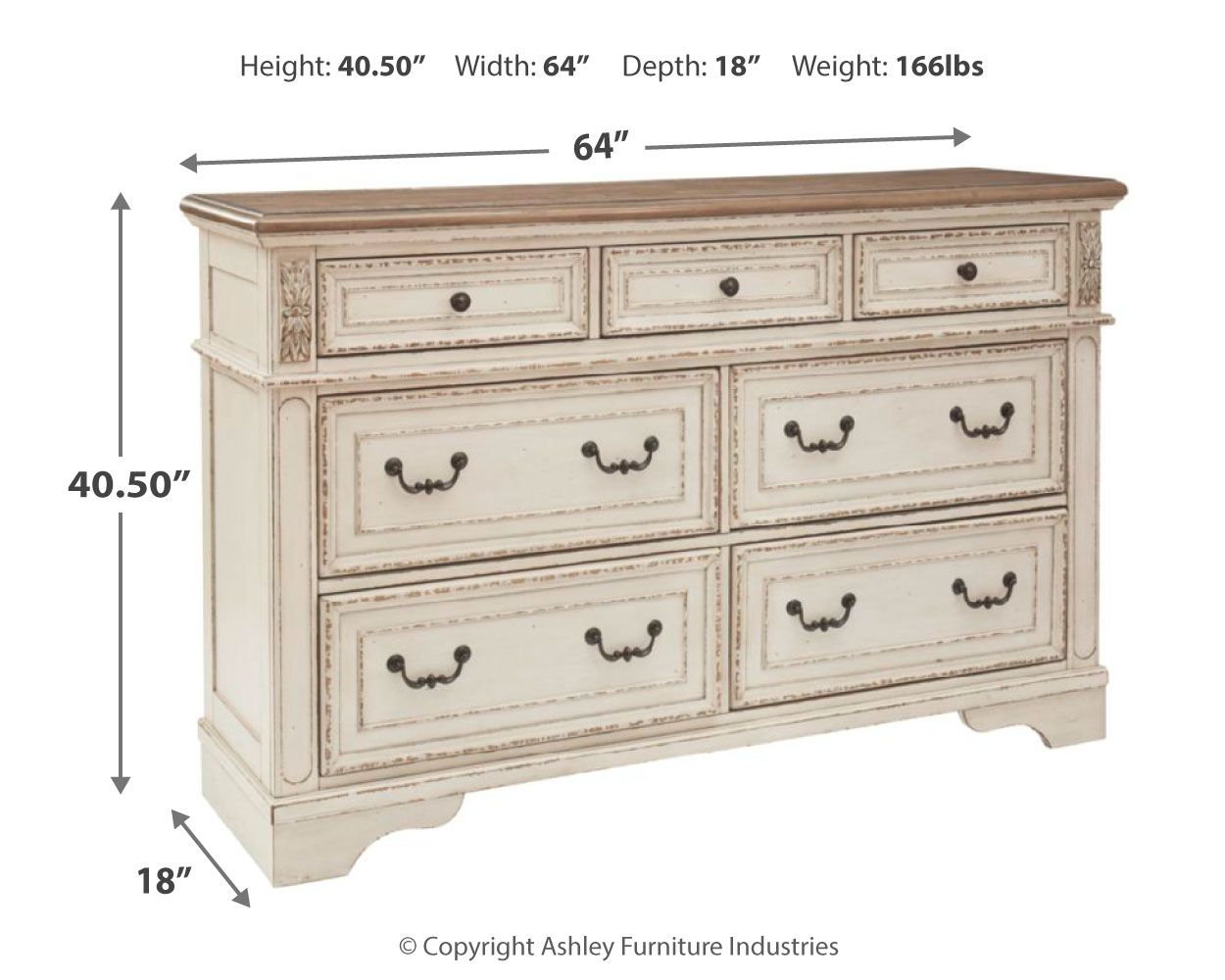 Realyn - Dresser, Mirror - Urban Living Furniture (Los Angeles, CA)