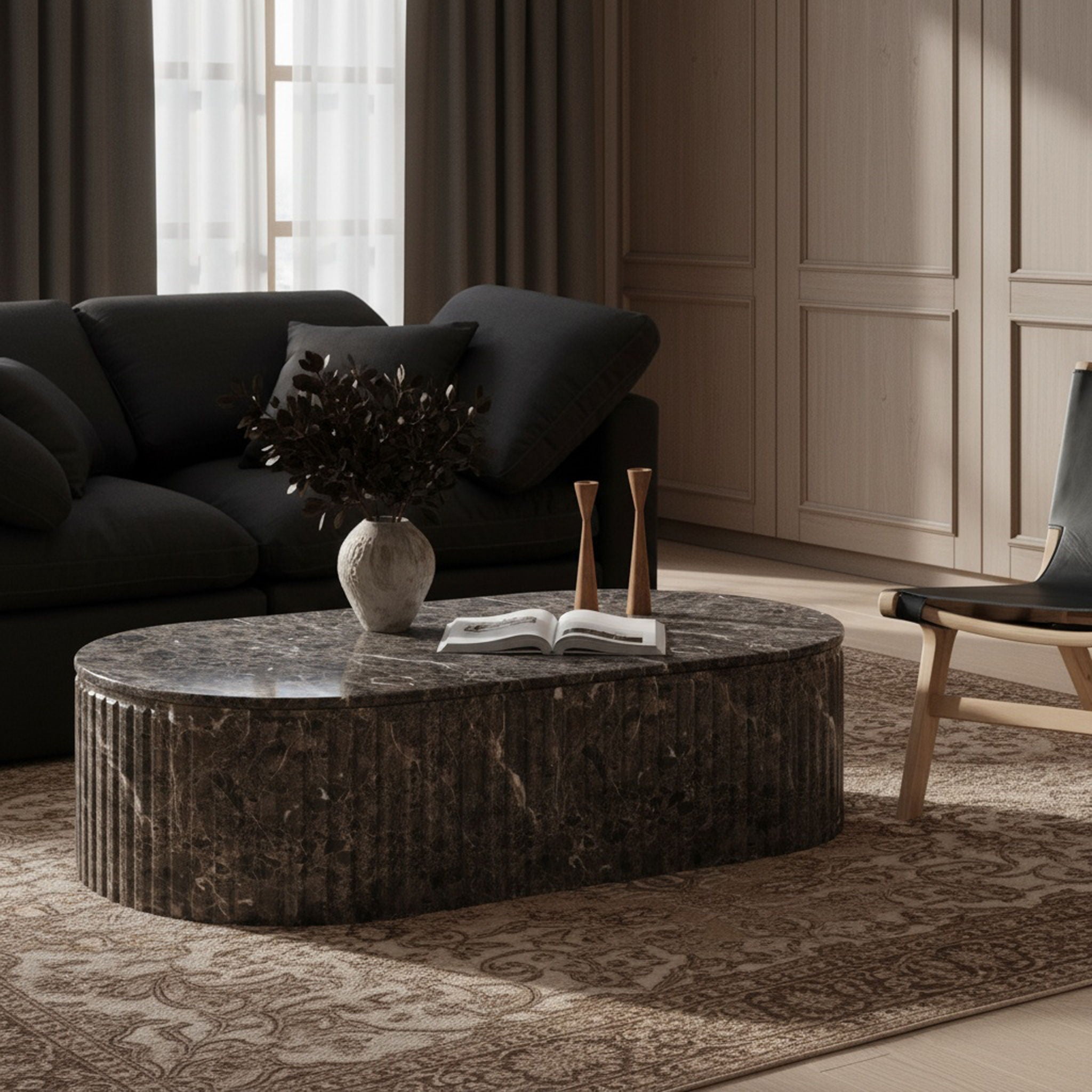 Catania - Concrete Indoor / Outdoor Coffee Table - Urban Living Furniture (Los Angeles, CA)