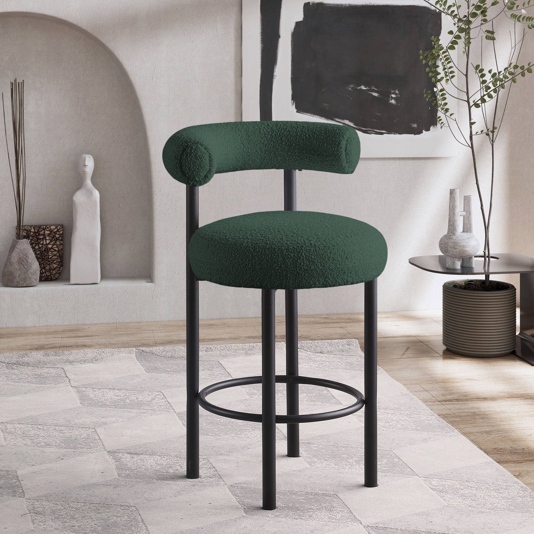 Bordeaux - Stool With Black Legs (Set of 2) - Urban Living Furniture (Los Angeles, CA)