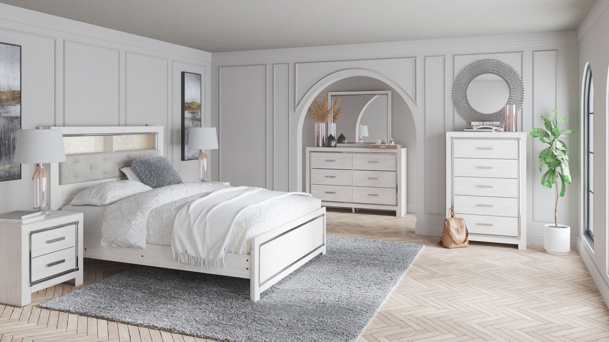 Altyra - Panel Bookcase Headboard - Urban Living Furniture (Los Angeles, CA)