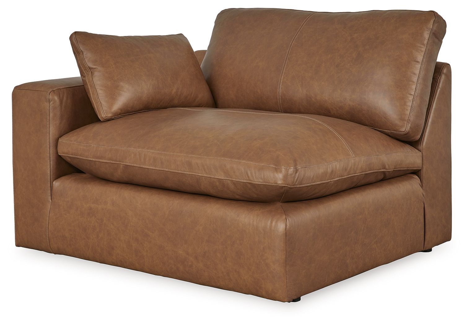 Emilia - Caramel - Laf Corner Chair - Urban Living Furniture (Los Angeles, CA)